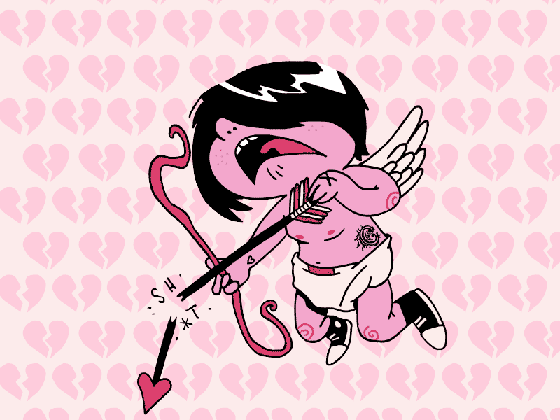 Emo Cupid columbus ohio cupid emo cupid sad boyz single valentine valentines valentines day