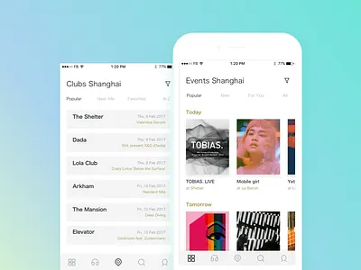 RA Guide Redesign-Part 2 app dj event guide ios music redesign