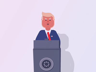 Donald Trump character donald gif loop president trump usa