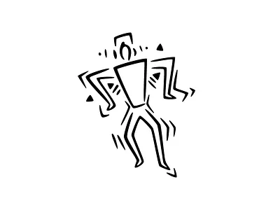 Keith doodle man music shapes triangles whodunnit