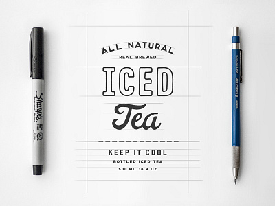Iced Tea beverage bottle cold drink etsy hand iced made packaging shop tea