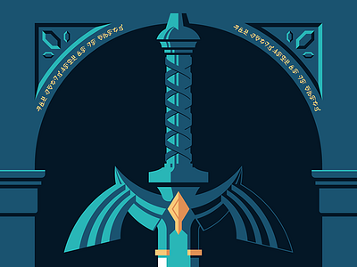 The Blade of Evil's Bane breath of the wild legend of zelda link