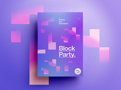 👁Made You Look👁 | 31 | Block Party. 2017 block colours design freelance love poster type typography