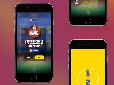 Futpop app design game quiz ui ux