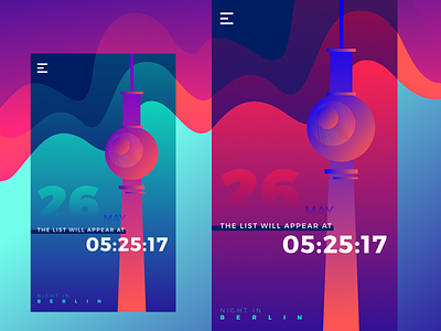Night in Berlin App app design design studio entertainment interface iphone mobile nightlife onboarding ui ux