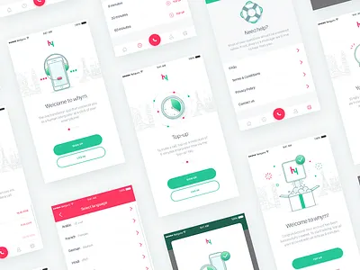 Whym - App views call grid help interpretation ios language london minutes paris topup translate travel