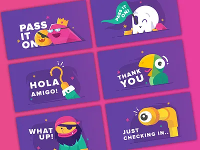 Stickers. design gold illustration money pirates sticker ui vector web