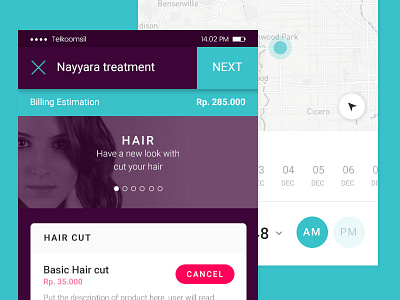Mobile app for salon reservation android android apps app mobile reservation salon ui