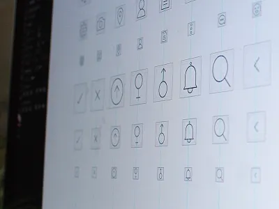 Icon Set (Behind the scenes!) app design icon icon set icons interaction mobile multi icons ui ux