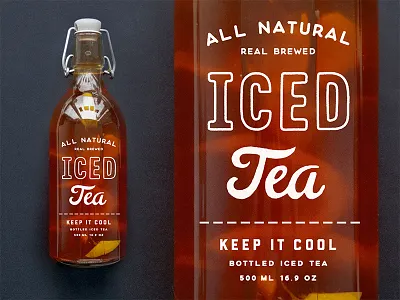 Iced Tea Bottle beverage bottle cold drink etsy hand ice iced made packaging shop tea