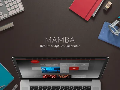 Mamba blur icann mamba nonprofit red responsive transcription translation ui ux web