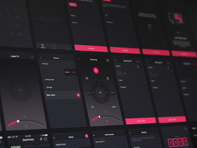 Universal remote for Sony & LG Smart TV app design home mobile navigation remote simple smart home tv tv remote ui ux