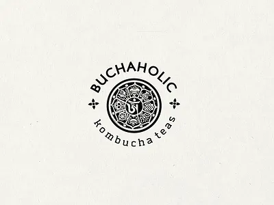 Buchaholic classic earthy exotic organic rosette sketch symbols tea thai thailand