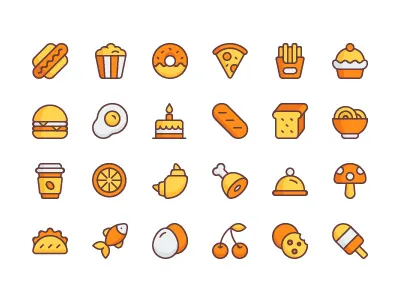 Food Icon Set free icon