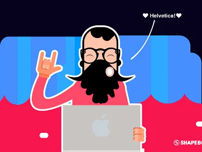 A Professional Designer! designer illustration joomshaper minimal professional shapebootstrap