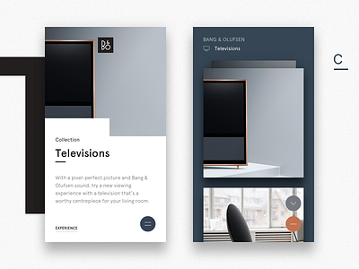 B O Televisions Systems X1 app bang olufsen bo clean design minimalistic navigation product simple