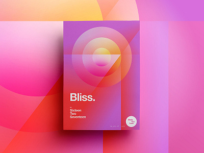 👁Made You Look👁 | 32 | Bliss. 2017 colours design freelance gradient pink poster type typography