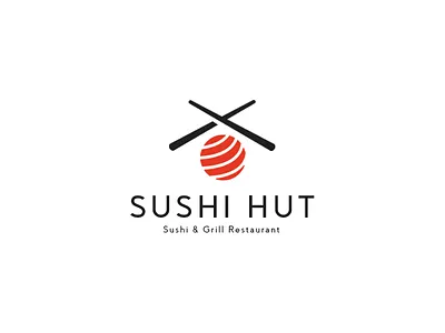Sushi Hut brand cool creative design graphic identity illustrator inspiration invite logo photoshop