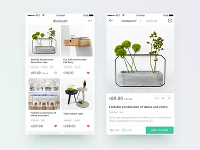 Daily UI #030_Pricing clean design flat ios mobile ui ux