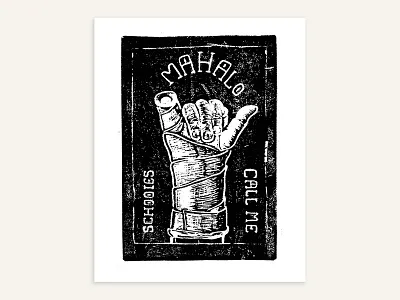 Print call me mailer print promotional thank you