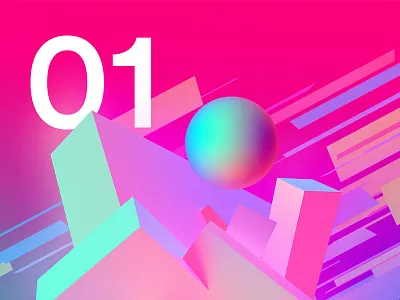 C4D tests with Grads c4d gradients