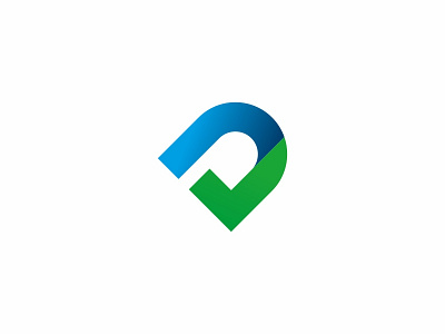 D Is For Done brand check checkmark clean graphic design initial letter logo mark modern monogram simple