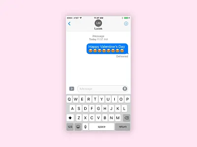 Happy Valentext Day design emoji kids mobile valentine