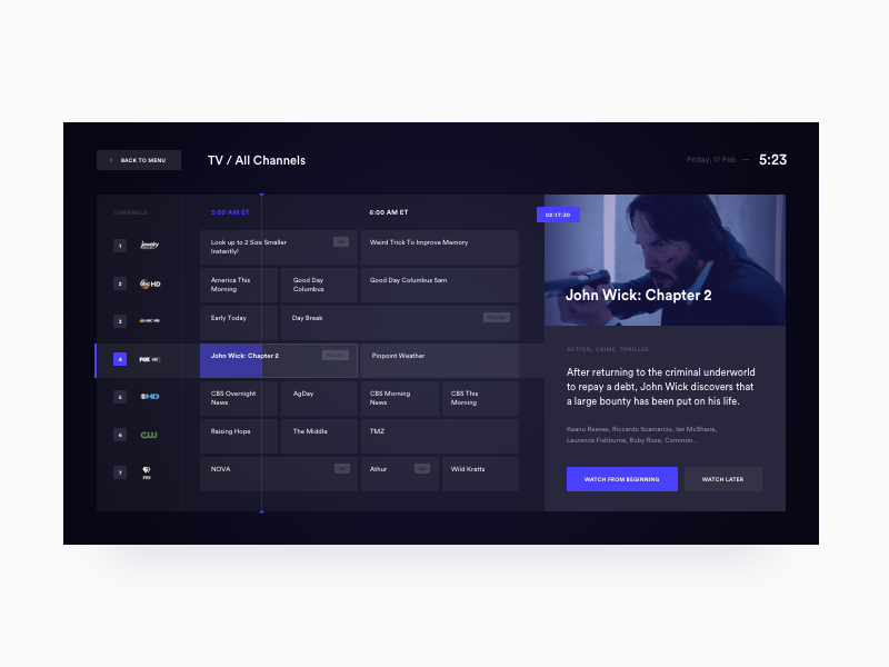 tvOS by Evgeny on Dribbble