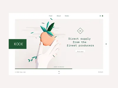 Koox - Restaurant #2 branding food graphic design identity logo logotype restaurant typography