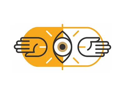 I See Everything.. 👁 emblem enamel eye gold icon illustration line occult pin symbol vector work