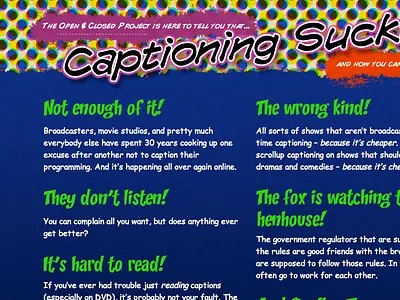 Comic Sans. Circa 2006. blue brutalist comic sans green purple red white