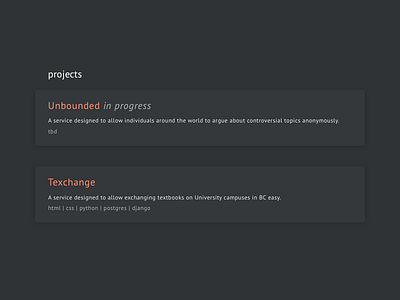 Developer Portfolio / Coming Soon code developer portfolio terminal ui web design