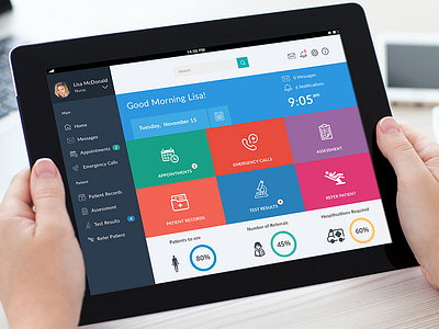 AI Nurse App ai app dashboard healthcare healthcare app medical medical app nurse app ui design user experience user interface