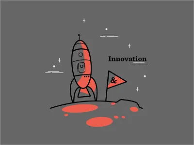 Innovation design exploration illustration innovation pin pin design space