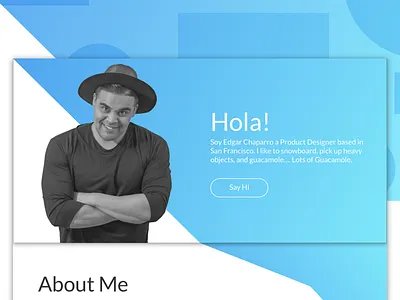 Personal Portfolio app dribble iphone portfolio san francisco sketch ui user experience user interface ux web
