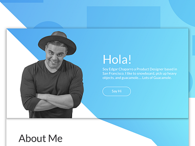 Personal Portfolio app dribble iphone portfolio san francisco sketch ui user experience user interface ux web