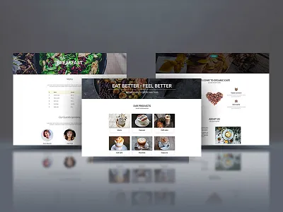 Material Culinary Landing Page bootstrap css framework html material design material design for bootstrap responsive template web web design