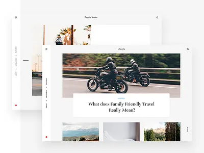 [F] Project articles blog lifestyle long read story ui ux web