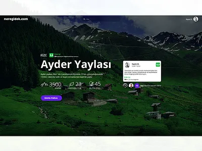 Travel Home Page booking homepage landingpage natural travel