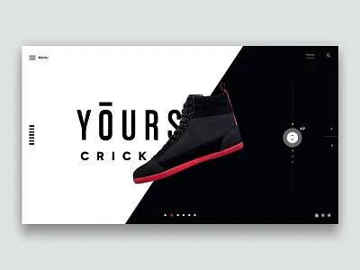 Shoe Profile clean design layout minimal portfolio profile simple template typography web webdesign website