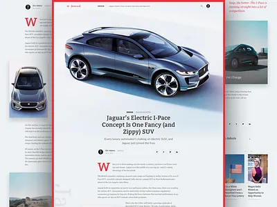 Open article 4 - Journal. (#whatif) article concept flatstudio interface journal news open whatif