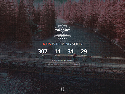 Axis - Responsive Coming Soon Template ajax athenastudio axis coming contact countdown googlemaps image mailchimp slide soon subscribe