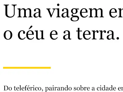 Website Teleferico Do Funchal homepage responsive rwd ui