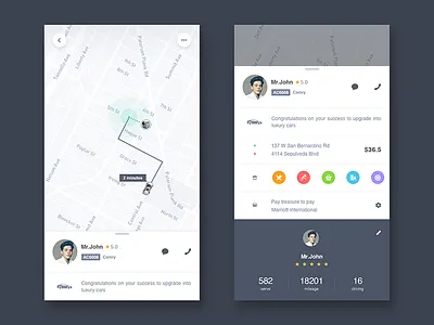 The trip #practice car didi ios lyft map taxi uebr ui