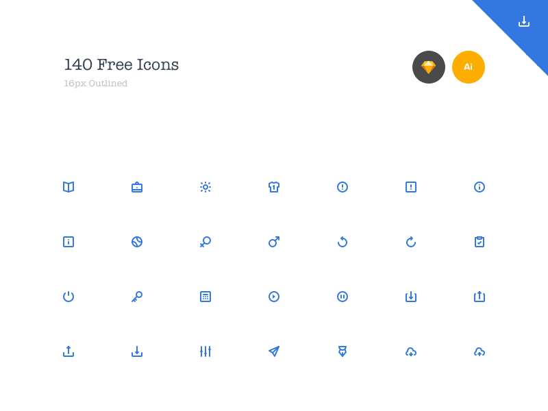 140 Free 16px Icon Set 16px ai blue free icon illustrator. download set sketch sketch app