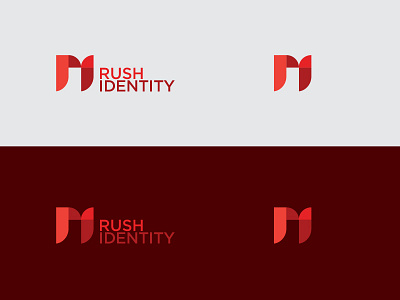 Rush Identity Logo & Brand ID Design branding business card identity logo logo design portfolio sketches