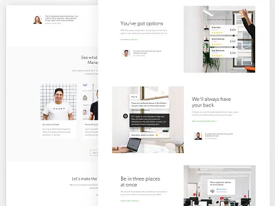 Managedbyq.com - Update animation customer stories landing page ui website