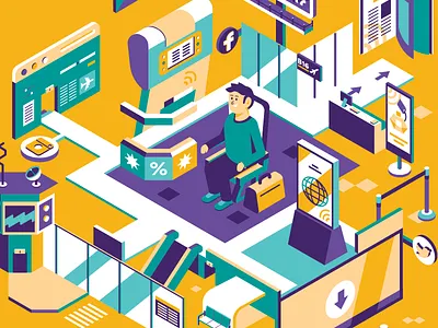 Apex 7.1 airplane airport character isometric panel plane seat social wifi window