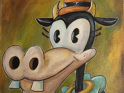 Clarabelle acrylic clarabelle cow disney