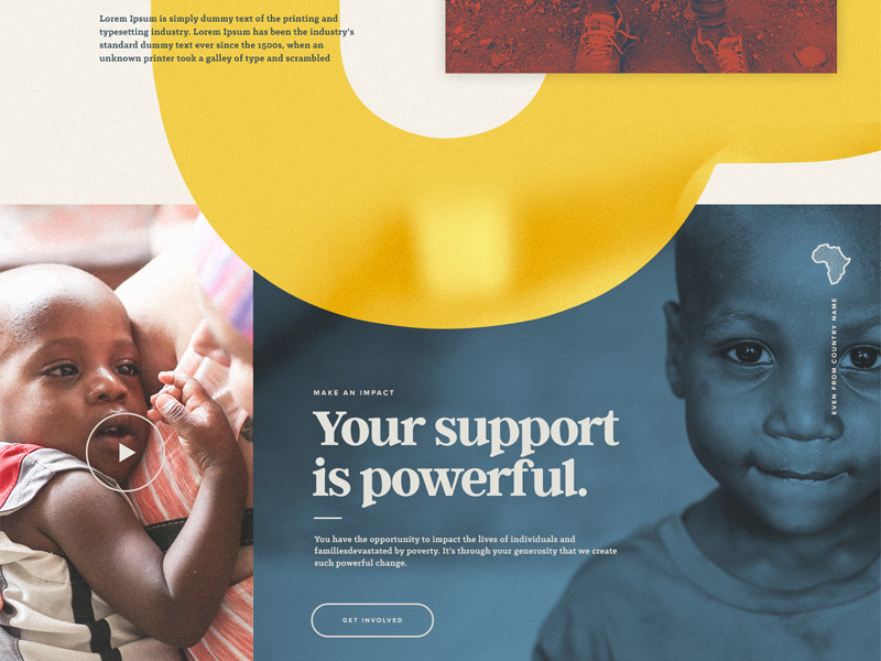 Example of Website for Nonprofit Organization | Upstream